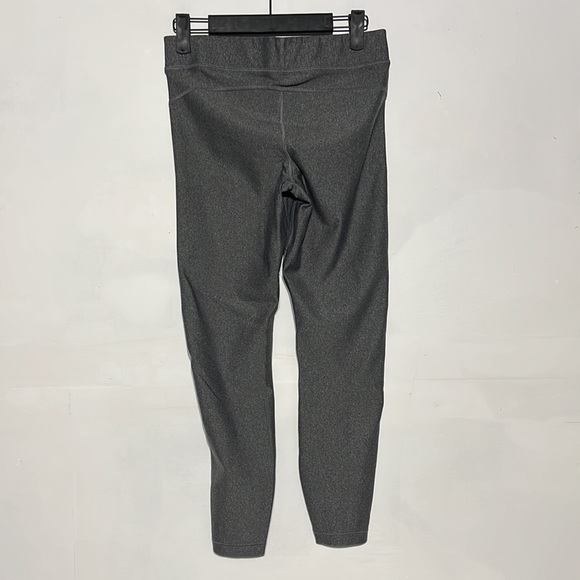 Under Armour Heatgear Compression Colorblock Grey Blue 7/8 Leggings Size Medium - Picture 5 of 7